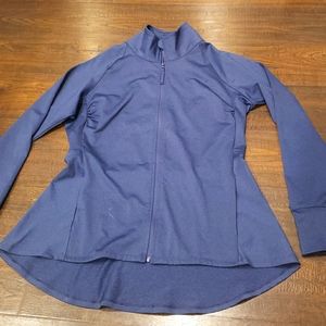 GAIAM full zip navy jacket - like new!